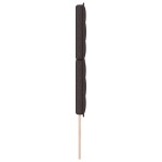 vidaXL Capitonnaj LED Design Linii Maro închis 72 cm Țesătură