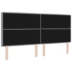 vidaXL Cap de pat LED Design Linii Gri Deschis 200 cm Țesătură vidaXL Cap de pat LED Design Linii Gri Deschis 200 cm Țesătură
