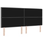 vidaXL Cap de pat cu LED-uri Design Linii Gri Închis 100 cm Țesătură vidaXL Cap de pat cu LED-uri Design Linii Gri Închis 100 cm Țesătură