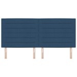 vidaXL Cap de Pat LED Design Linii Albastru 200 cm Țesătură vidaXL Cap de Pat LED Design Linii Albastru 200 cm Țesătură