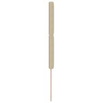 vidaXL Tăblie LED cu lumini cu bandă LED Gri verde 100 cm țesătură