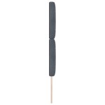 vidaXL Tăblie LED cu lumini cu bandă LED Gri închis 80 cm Catifea