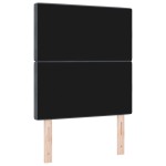 vidaXL Tăblie LED cu lumini cu bandă LED Gri închis 80 cm Catifea