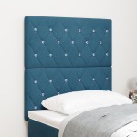 vidaXL Tête de lit LED albastru închis, 80 cm, din catifea vidaXL Tête de lit LED albastru închis, 80 cm, din catifea
