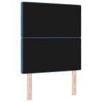 vidaXL Tête de lit LED albastru închis, 80 cm, din catifea vidaXL Tête de lit LED albastru închis, 80 cm, din catifea