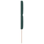 vidaXL Tăblie LED cu lumini cu bandă LED Verde închis 90 cm Catifea