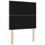 vidaXL Tăblie LED cu lumini cu bandă LED Albastru închis 90 cm Catifea vidaXL Tăblie LED cu lumini cu bandă LED Albastru închis 90 cm Catifea