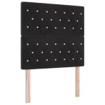 vidaXL Cap de pat LED negru de 100 cm din catifea vidaXL Cap de pat LED negru de 100 cm din catifea