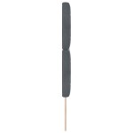 vidaXL Tăblie LED cu lumini cu bandă LED Gri închis 80 cm Catifea