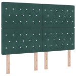 vidaXL Cap de pat LED verde închis 72 cm din catifea vidaXL Cap de pat LED verde închis 72 cm din catifea