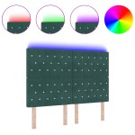 vidaXL Cap de pat LED verde închis 72 cm din catifea vidaXL Cap de pat LED verde închis 72 cm din catifea