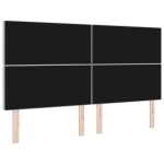 vidaXL Tăblie LED cu lumini cu bandă LED Gri deschis 90 cm Catifea