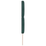 vidaXL Tăblie LED cu lumini cu bandă LED Verde închis 90 cm Catifea