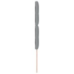 vidaXL Tăblie cu LED cu lumini cu bandă LED Gri deschis 80 cm țesătură vidaXL Tăblie cu LED cu lumini cu bandă LED Gri deschis 80 cm țesătură