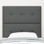 vidaXL Cap de pat LED gri închis 80 cm din țesătură vidaXL Cap de pat LED gri închis 80 cm din țesătură