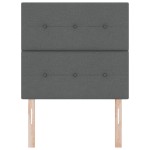 vidaXL Cap de pat LED gri închis 80 cm din țesătură vidaXL Cap de pat LED gri închis 80 cm din țesătură
