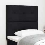 vidaXL Capăt de pat LED negru, 80 cm, din țesătură vidaXL Capăt de pat LED negru, 80 cm, din țesătură