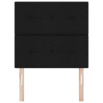vidaXL Capăt de pat LED negru, 80 cm, din țesătură vidaXL Capăt de pat LED negru, 80 cm, din țesătură
