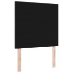 vidaXL Capăt de pat LED negru, 80 cm, din țesătură vidaXL Capăt de pat LED negru, 80 cm, din țesătură