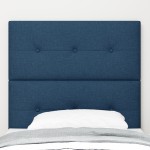 vidaXL Cap de pat LED albastru 80 cm, țesătură vidaXL Cap de pat LED albastru 80 cm, țesătură