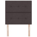 vidaXL Cap de pat LED maro închis, 90 cm, țesătură vidaXL Cap de pat LED maro închis, 90 cm, țesătură