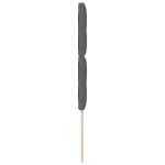 vidaXL Cap de pat cu LED gri închis, 100 cm din țesătură