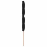 vidaXL Tăblie cu LED cu lumini cu bandă LED Negru 100 cm țesătură