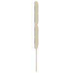 vidaXL Capat de pat LED crem, 100 cm, țesătură