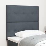 Căpătâi LED vidaXL Gri Închis 100 cm Catifea Căpătâi LED vidaXL Gri Închis 100 cm Catifea