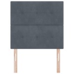 Căpătâi LED vidaXL Gri Închis 100 cm Catifea Căpătâi LED vidaXL Gri Închis 100 cm Catifea