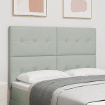 vidaXL Lumină de Cap Dorsal Gri 72 cm Catifea vidaXL Lumină de Cap Dorsal Gri 72 cm Catifea