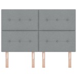 vidaXL Cap de pat LED gri deschis de 80 cm, din țesătură, de la vidaXL Cap de pat LED gri deschis de 80 cm, din țesătură, de la