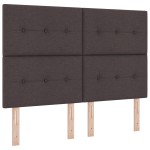 vidaXL Cap de pat LED maro închis, din țesătură, de 80 cm vidaXL Cap de pat LED maro închis, din țesătură, de 80 cm