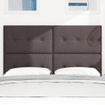 vidaXL Cap de pat LED maro închis, din țesătură, de 80 cm vidaXL Cap de pat LED maro închis, din țesătură, de 80 cm