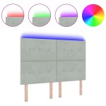 vidaXL Aplica LED pentru Tăblie Gri 80 cm Catifea vidaXL Aplica LED pentru Tăblie Gri 80 cm Catifea