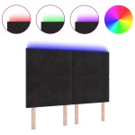 vidaXL Branșă LED Negru 80 cm Catifea