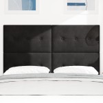 vidaXL Branșă LED Negru 80 cm Catifea