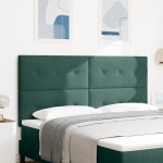 vidaXL Tăblie cap cu lumini cu bandă LED Ajustabil Verde 90 cm Catifea vidaXL Tăblie cap cu lumini cu bandă LED Ajustabil Verde 90 cm Catifea