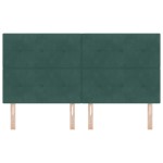 vidaXL Tăblie cap cu lumini cu bandă LED Ajustabil Verde 90 cm Catifea vidaXL Tăblie cap cu lumini cu bandă LED Ajustabil Verde 90 cm Catifea