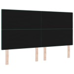 vidaXL Tăblie cap cu lumini cu bandă LED Ajustabil Verde 90 cm Catifea vidaXL Tăblie cap cu lumini cu bandă LED Ajustabil Verde 90 cm Catifea