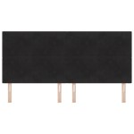 vidaXL Capita LED Negru 100 cm Catifea