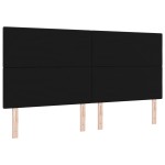 vidaXL Capita LED Negru 100 cm Catifea