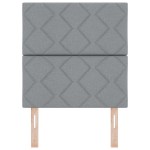 Cap de pat LED vidaXL cu design de blocuri în formă de diamant gri deschis 80 cm țesătură Cap de pat LED vidaXL cu design de blocuri în formă de diamant gri deschis 80 cm țesătură
