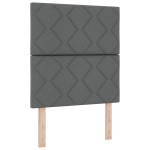 Tablă de Pat LED vidaXL Design Blocuri Diamant Gri Închis 80 cm Țesătură Tablă de Pat LED vidaXL Design Blocuri Diamant Gri Închis 80 cm Țesătură