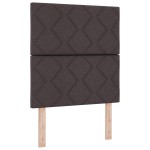 Tăblie LED vidaXL Design cu Blocuri Diamante Maro închis 80 cm Țesătură Tăblie LED vidaXL Design cu Blocuri Diamante Maro închis 80 cm Țesătură