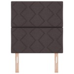 Tăblie LED vidaXL Design cu Blocuri Diamante Maro închis 80 cm Țesătură Tăblie LED vidaXL Design cu Blocuri Diamante Maro închis 80 cm Țesătură