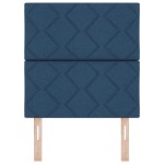 Cap de pat LED vidaXL cu blocuri diamantate Albastru 80 cm Țesătură Cap de pat LED vidaXL cu blocuri diamantate Albastru 80 cm Țesătură