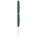 vidaXL Cap de pat LED cu design de blocuri de diamant, verde închis, 80 cm