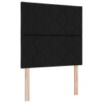 Cap de pat LED vidaXL design blocuri de diamant negru 90 cm țesătură Cap de pat LED vidaXL design blocuri de diamant negru 90 cm țesătură