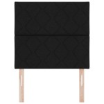 Cap de pat LED vidaXL design blocuri de diamant negru 90 cm țesătură Cap de pat LED vidaXL design blocuri de diamant negru 90 cm țesătură